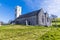 A view towards the church at Manorbier on the Pembrokeshire coast, South Wales