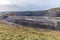 A view towards Croft Hill past Quarry spoil in Leicestershire, UK