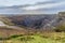 A view towards Croft Quarry from Huncote Nature reserve in Leicestershire, UK