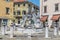 A view towards the Da Ponte fountain in Koper, Slovenia