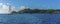 A view towards Dead Mans Bay on Peter Island of the main island of Tortola