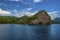 A view towards the headland of Soufriere Bay, St Lucia