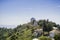 View towards the historical Lick Observatory building, Mt Hamilton, San Jose, San Francisco bay area, California