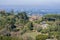 View towards the houses built in Los Altos hills