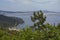 View towards Istanbul cityscape from a top of Buyukada Island,