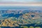 View towards limassol from troodos mountain on Cyprus