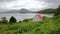 View towards Loch Shieldaig on the road between Applecross and Torridon in the western part of the Northern Highlands, Scotland, U