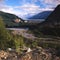 View towards Matanuska glacier