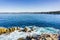 View towards Monterey bay from Lovers Point, Pacific Grove, California