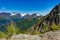 View towards and from Mount Alyeska in Alaska United States of A