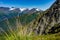 View towards and from Mount Alyeska in Alaska United States of A
