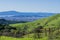View towards Richmond from Wildcat Canyon Regional Park, East San Francisco bay, Contra Costa county, Marin County in the