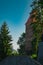 View towards ropemakers tower on the top of Cemetery in Sighisoara