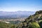 View towards San Jose from Rancho San Antonio park, south San Francisco bay area, California