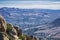 View towards San Luis Obispo as seen from the trail to Bishop Peak, California