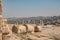 View towards the southern neighbourhoods of Amman, Jordan, from the historic Citadel