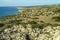 View towards the turtle conservation area at Lara Beach on the southern coast of Cyprus