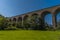 A view towards the western section of the Chappel Viaduct near Colchester, UK