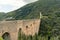 View of The Tower Bridge Ponte delle Torri in Spoleto, Italy