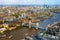 View of Tower Bridge from the Shard - London