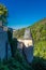 View of the tower of Karlstejn Castle in Czech Republic