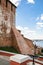 view of tower of Nizhny Novgorod city Kremlin
