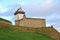 View of the tower of tall Hermann and the Narva castle