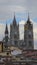 View of the towers of the Basilica of the National Vow from the convent of La Merced