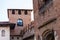 View of towers of Castelvecchio Scaliger Castel