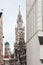 View of towers of Town Hall and Frauenkirche