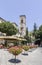 View of the town bell tower of Ravello