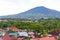 View of the town of Bukittinggi in West Sumatra, Indonesia