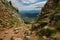 View on the town of gresse en vercors