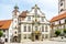 View at the Town hall building in Wangen im Allgau, Germany