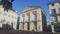 View of the town hall in the city of Bourg-de-Bresse, the facade of which is listed as a historical monument, France.