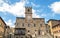 View of the town hall in the medieval city of Cortona