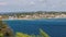 View of the town and harbour in Back Bay, Trincomalee, Sri Lanka, Asia.