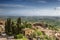 View of the town of Montalcino in Tuscany