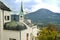 View from the town ot the Hohensalzburg fortress, Salzburg is the most complete fortress from the medieval times left in Europe.