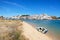 View of the town and river, Ferragudo, Portugal.