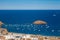 View of the town of Tossa de mar, city on the Costa Brava.