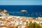 View of the town of Tossa de mar, city on the Costa Brava.