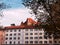 View of townhouses in the old town of Lausanne, Switzerland