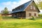 View of traditional european wooden village house.