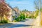 View of traditional houses in Stamford, England