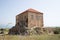 View of a traditional Lebanese house among the Roman ruins of Byblos. Byblos, Lebanon