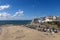 View of the traditional village of Ericeira, with the Praia dos Pescadores Fisherman beach and the fishing harbor