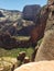 View from Trail to the Spine of Angel\'s Landing