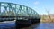 View of train and bridges in Westfield, Massachusetts 4K
