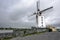 View of Tralee with Blennerville Windmill, County Kerry, Ireland